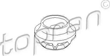 Topran 112 140 - Опора стойки амортизатора, подушка autosila-amz.com