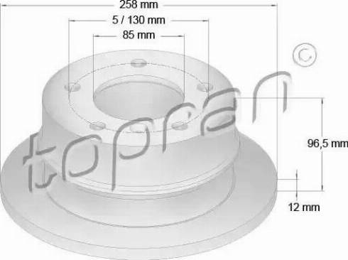 Topran 107 688 - Тормозной диск autosila-amz.com