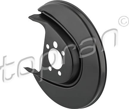 Topran 116 441 - Отражатель, защита, тормозной диск autosila-amz.com