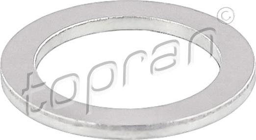 Topran 110 600 - Уплотнительное кольцо, резьбовая пробка маслосливного отверстия autosila-amz.com
