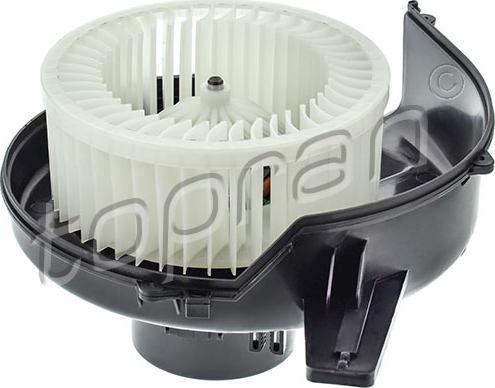 Topran 110 740 - вентилятор отопителя \AUDI, SEAT, SKODA, VW A2 1.2 TDI 01>05, A2 1.4 00>05, A2 1.4 TDI 00>05, A2 1.4 autosila-amz.com