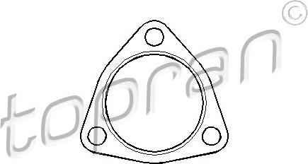 Topran 111580685 - Прокладка, труба выхлопного газа autosila-amz.com