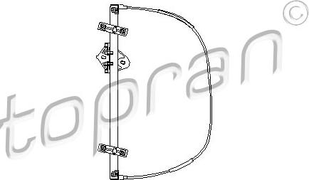 Topran 111 693 - Стеклоподъемник autosila-amz.com