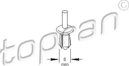 Topran 111 110 - Распорная заклепка autosila-amz.com