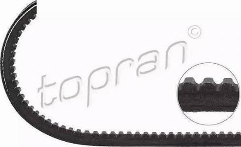 Topran 111 833 - Клиновой ремень, поперечные рёбра autosila-amz.com