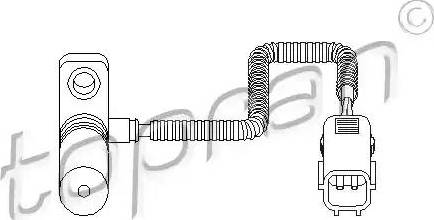 Topran 111 375 - Датчик частоты вращения, автоматическая коробка передач autosila-amz.com