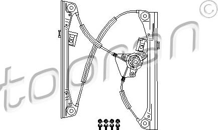 Topran 111 263 - Стеклоподъемник autosila-amz.com