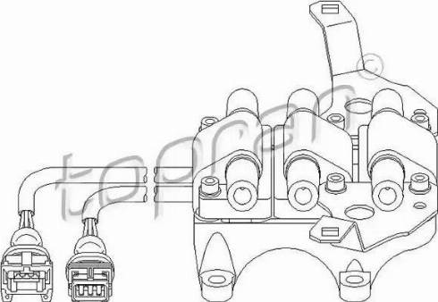 Topran 111 742 - Катушка зажигания autosila-amz.com