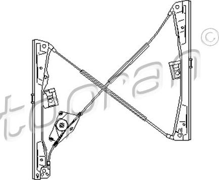 Topran 111 706 - Стеклоподъемник autosila-amz.com
