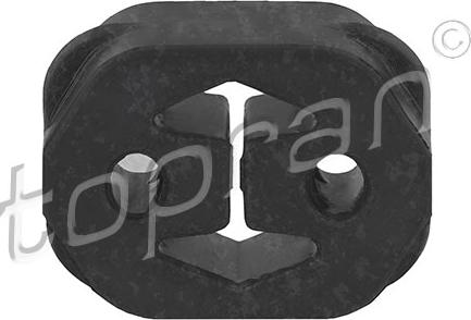 Topran 118 736 - Кронштейн, втулка, система выпуска ОГ autosila-amz.com