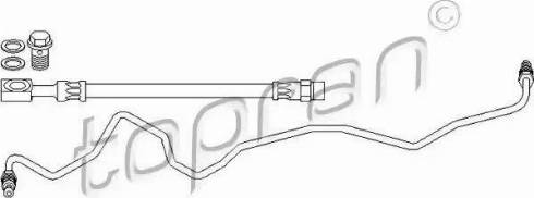 Topran 113 555 - Тормозной шланг autosila-amz.com