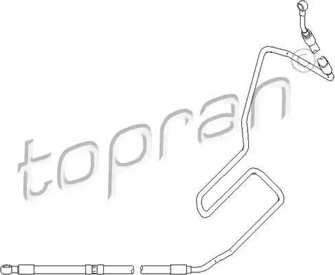 Topran 113 357 - Гидравлический шланг, рулевое управление autosila-amz.com