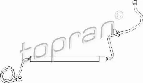 Topran 113 361 - Гидравлический шланг, рулевое управление autosila-amz.com