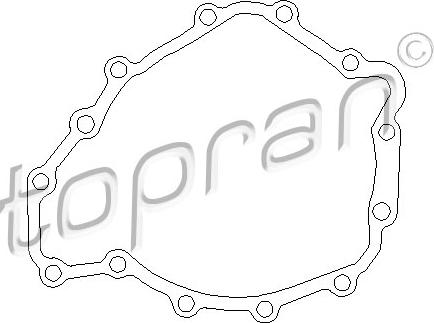 Topran 113 388 - Прокладка, автоматическая коробка autosila-amz.com
