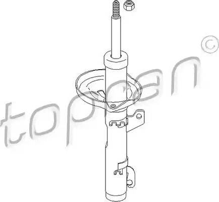 Topran 112 039 - Амортизатор autosila-amz.com