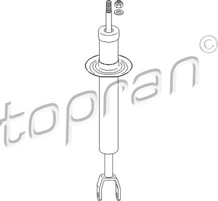 Topran 112 038 - Амортизатор autosila-amz.com