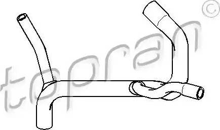 Topran 301 440 - Шланг радиатора autosila-amz.com