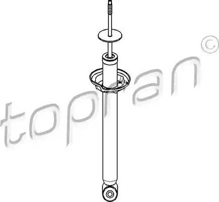 Topran 301 043 - Амортизатор autosila-amz.com