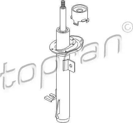 Topran 302 458 - Амортизатор autosila-amz.com