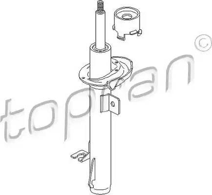 Topran 302 460 - Амортизатор autosila-amz.com