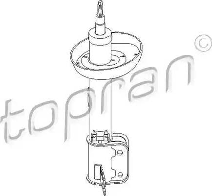 Topran 205 461 - Амортизатор autosila-amz.com