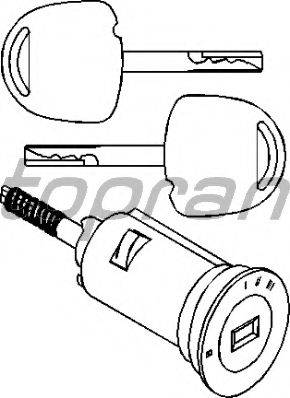 Topran 205 166 755 - Переключатель зажигания autosila-amz.com