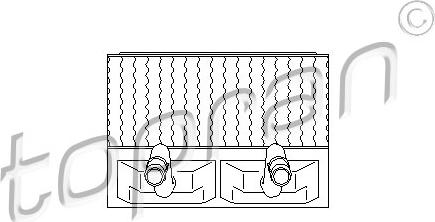 Topran 205 792 - Теплообменник, отопление салона autosila-amz.com