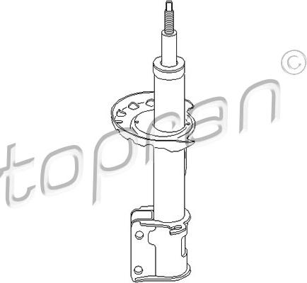 Topran 206 548 - Амортизатор (замена для HP-206548755) autosila-amz.com