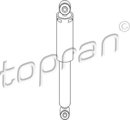 Topran 206 551 - Амортизатор autosila-amz.com