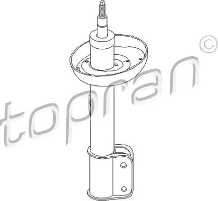 Topran 206 059 - Амортизатор autosila-amz.com