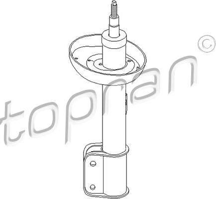 Topran 206 058 - Амортизатор autosila-amz.com