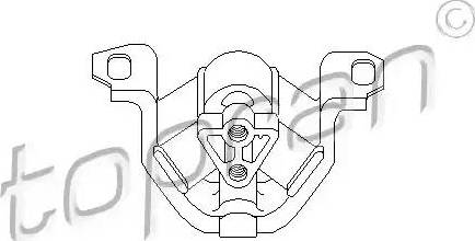 Topran 201 380 - Подушка, опора, подвеска двигателя autosila-amz.com