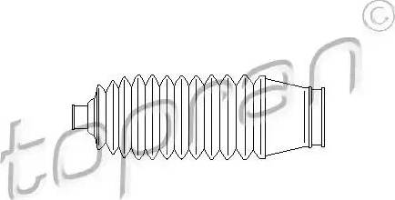 Topran 208 001 - Пыльник, рулевое управление autosila-amz.com