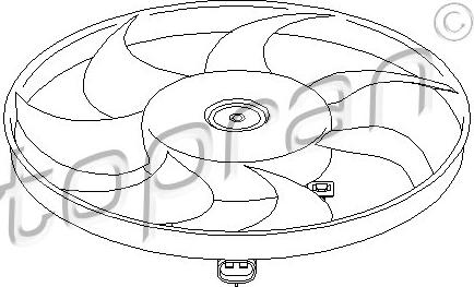 Topran 202 364 - Вентилятор радиатора autosila-amz.com