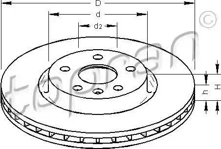 Topran 207 991 - Тормозной диск autosila-amz.com