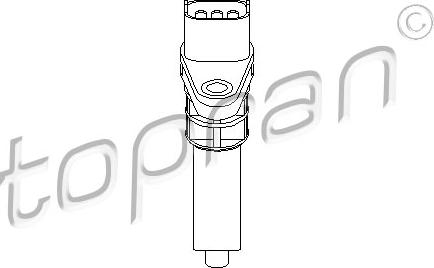 Topran 207 446 - Датчик скорости, спидометр autosila-amz.com