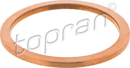 Topran 207 582 - Уплотнительное кольцо, резьбовая пробка маслосливного отверстия autosila-amz.com