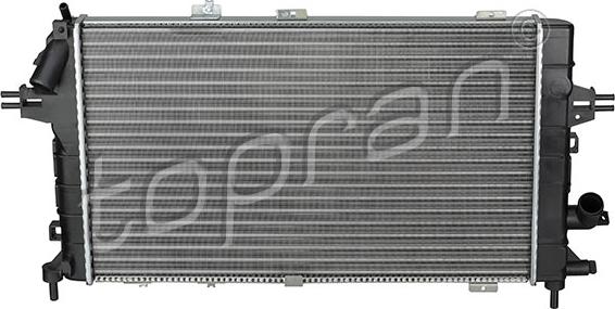 Topran 207 810 - Радиатор, охлаждение двигателя autosila-amz.com