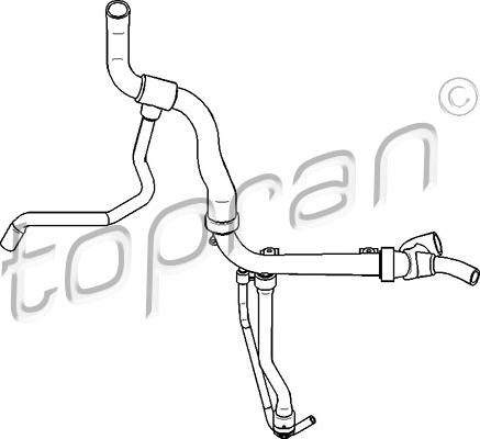 Topran 207 717 - Шланг радиатора autosila-amz.com