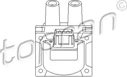 Topran 700 121 - Катушка зажигания autosila-amz.com