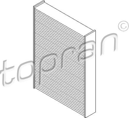 Topran 700 749 - Фильтр воздуха в салоне autosila-amz.com