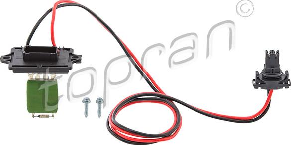 Topran 701 809 - Сопротивление, реле, вентилятор салона autosila-amz.com
