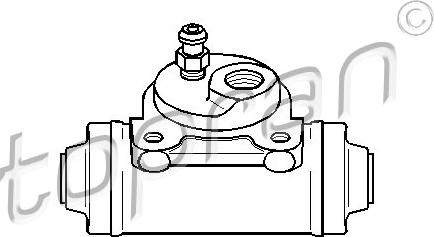 Topran 720 978 - Колесный тормозной цилиндр autosila-amz.com