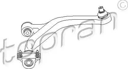 Topran 720 761 - Комплектующее руля, подвеска колеса autosila-amz.com