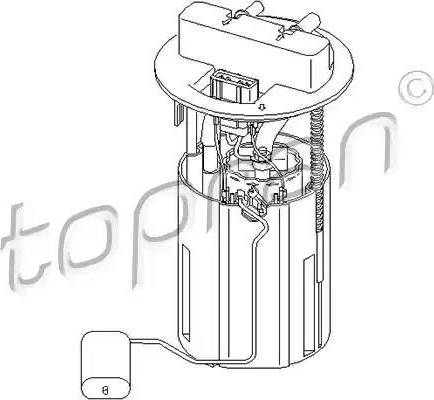 Topran 721 481 - Модуль топливного насоса autosila-amz.com