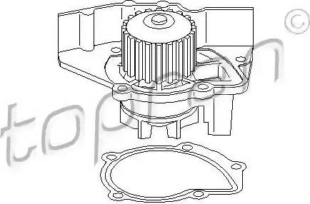 Topran 721 217 - Водяной насос autosila-amz.com