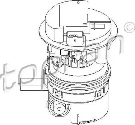 Topran 722 048 - Модуль топливного насоса autosila-amz.com