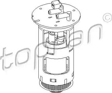 Topran 722 123 - Модуль топливного насоса autosila-amz.com