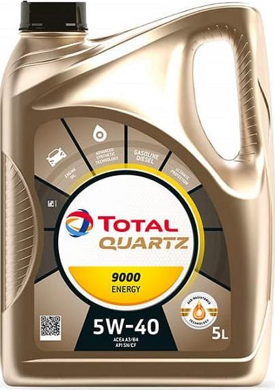Total 148650 - TOTAL 5W40 QUARTZ 9000 (5L) масло моторное!\ API:SM/CF, ACEA A3/B4, PSA E05/D05 Niv3, BMW LL01 autosila-amz.com