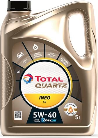 Total 213103 - Масло TOTAL Quartz INEO C3 5W-40 5л. autosila-amz.com